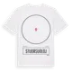 White t-shirt med Stuorsuoloj t-shirt