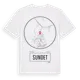 White t-shirt med Sundet t-shirt