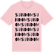 Pink Cotton t-shirt med Sundom ordlek t-shirt