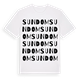 White t-shirt med Sundom ordlek t-shirt