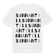 White t-shirt med Sunnantill ordlek t-shirt