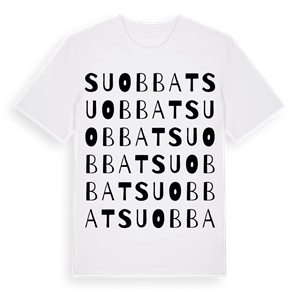 Suobbat ordlek t-shirt – ekologisk bomull t-shirt från Pinshirt