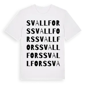 Svallfors ordlek t-shirt – ekologisk bomull t-shirt från Pinshirt