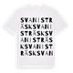 Svanisträsk ordlek t-shirt