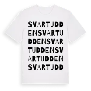 Svartudden ordlek t-shirt – ekologisk bomull t-shirt från Pinshirt