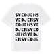 Svedjen ordlek t-shirt