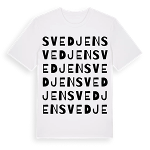 Svedjen ordlek t-shirt – ekologisk bomull t-shirt från Pinshirt