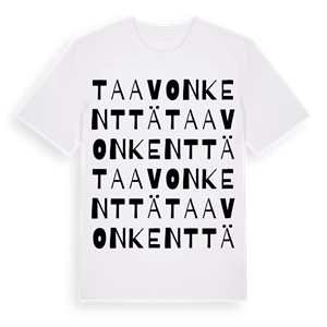 Taavonkenttä ordlek t-shirt – ekologisk bomull t-shirt från Pinshirt