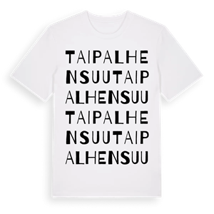 Taipalhensuu ordlek t-shirt – ekologisk bomull t-shirt från Pinshirt