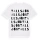 Tallsjön ordlek t-shirt