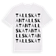 Tallskatan ordlek t-shirt