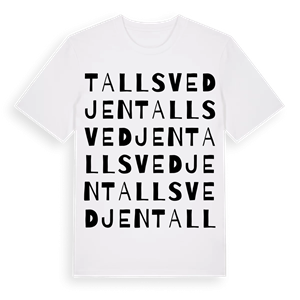 Tallsvedjen ordlek t-shirt – ekologisk bomull t-shirt från Pinshirt