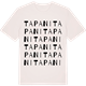 Vintage White t-shirt med Tapani ordlek t-shirt