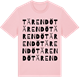 Pink Cotton t-shirt med Tärendö ordlek t-shirt