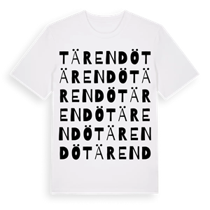 Tärendö ordlek t-shirt – ekologisk bomull t-shirt från Pinshirt