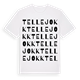 Tellejokk ordlek t-shirt