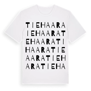 Tiehaara ordlek t-shirt – ekologisk bomull t-shirt från Pinshirt