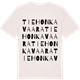 Vintage White t-shirt med Tiehonkavaara ordlek t-shirt
