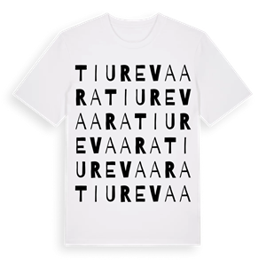 Tiurevaara ordlek t-shirt – ekologisk bomull t-shirt från Pinshirt