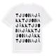 Tjuonajåkk ordlek t-shirt