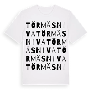 Törmäsniva ordlek t-shirt – ekologisk bomull t-shirt från Pinshirt