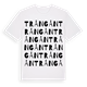White t-shirt med Trångån ordlek t-shirt