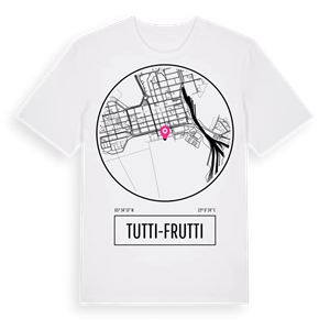 Tutti-frutti t-shirt – ekologisk bomull t-shirt från Pinshirt