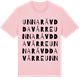 Pink Cotton t-shirt med Unna Rávddavárre ordlek t-shirt