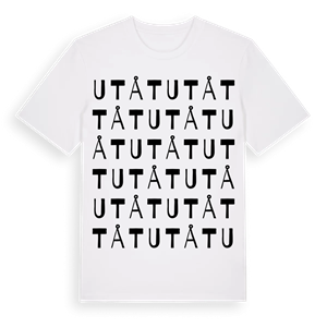 Utåt ordlek t-shirt – ekologisk bomull t-shirt från Pinshirt