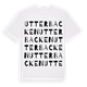 Utterbacken ordlek t-shirt