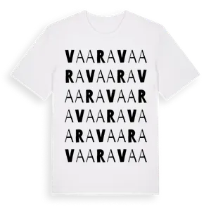 Vaara ordlek t-shirt – ekologisk bomull t-shirt från Pinshirt