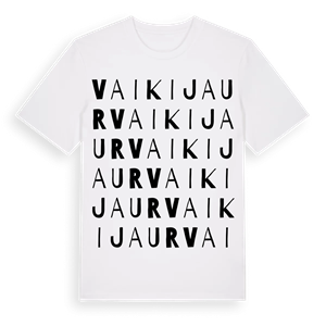 Vaikijaur ordlek t-shirt – ekologisk bomull t-shirt från Pinshirt
