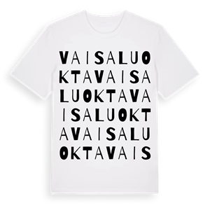 Vaisaluokta ordlek t-shirt – ekologisk bomull t-shirt från Pinshirt