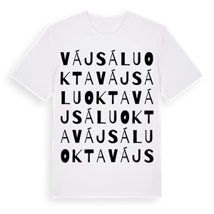 Vájsáluokta ordlek t-shirt – ekologisk bomull t-shirt från Pinshirt