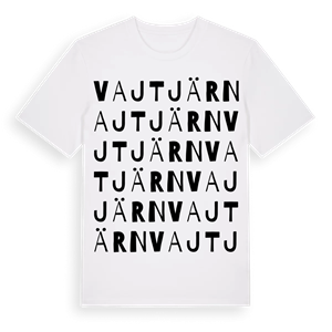 Vajtjärn ordlek t-shirt – ekologisk bomull t-shirt från Pinshirt