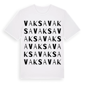 Vaksa ordlek t-shirt – ekologisk bomull t-shirt från Pinshirt