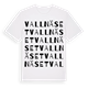 Vallnäset ordlek t-shirt