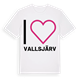 Jag älskar Vallsjärv t-shirt stort tryck