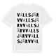 Vallsjärv ordlek t-shirt