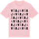 Pink Cotton t-shirt med Värja ordlek t-shirt