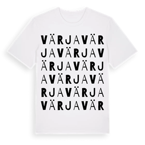 Värja ordlek t-shirt – ekologisk bomull t-shirt från Pinshirt