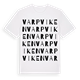 Varpviken ordlek t-shirt
