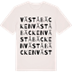 Vintage White t-shirt med Väståbäcken ordlek t-shirt