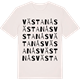 Vintage White t-shirt med Västanås ordlek t-shirt