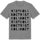 Mid Heather Gray t-shirt med Västbolandet ordlek t-shirt