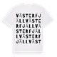 Västerfjäll ordlek t-shirt