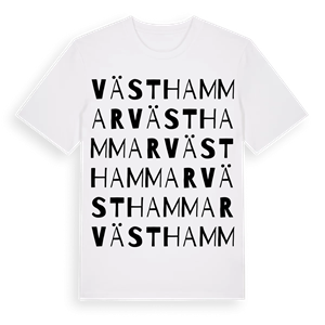 Västhammar ordlek t-shirt – ekologisk bomull t-shirt från Pinshirt