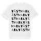 White t-shirt med Västmark ordlek t-shirt