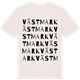 Vintage White t-shirt med Västmark ordlek t-shirt