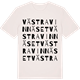 Vintage White t-shirt med Västra Vinnäset ordlek t-shirt